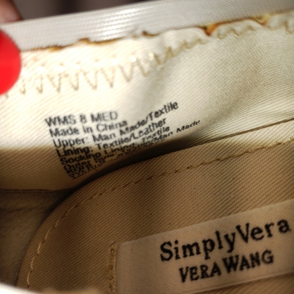 Vera Wang Gold & Silver Glitter Ballet Flats NWT | Designer Sparkle Flats Women’ - Picture 7 of 7